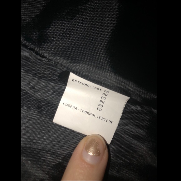 Faux Leather Jacket(PERFECT condition) - Picture 4 of 6